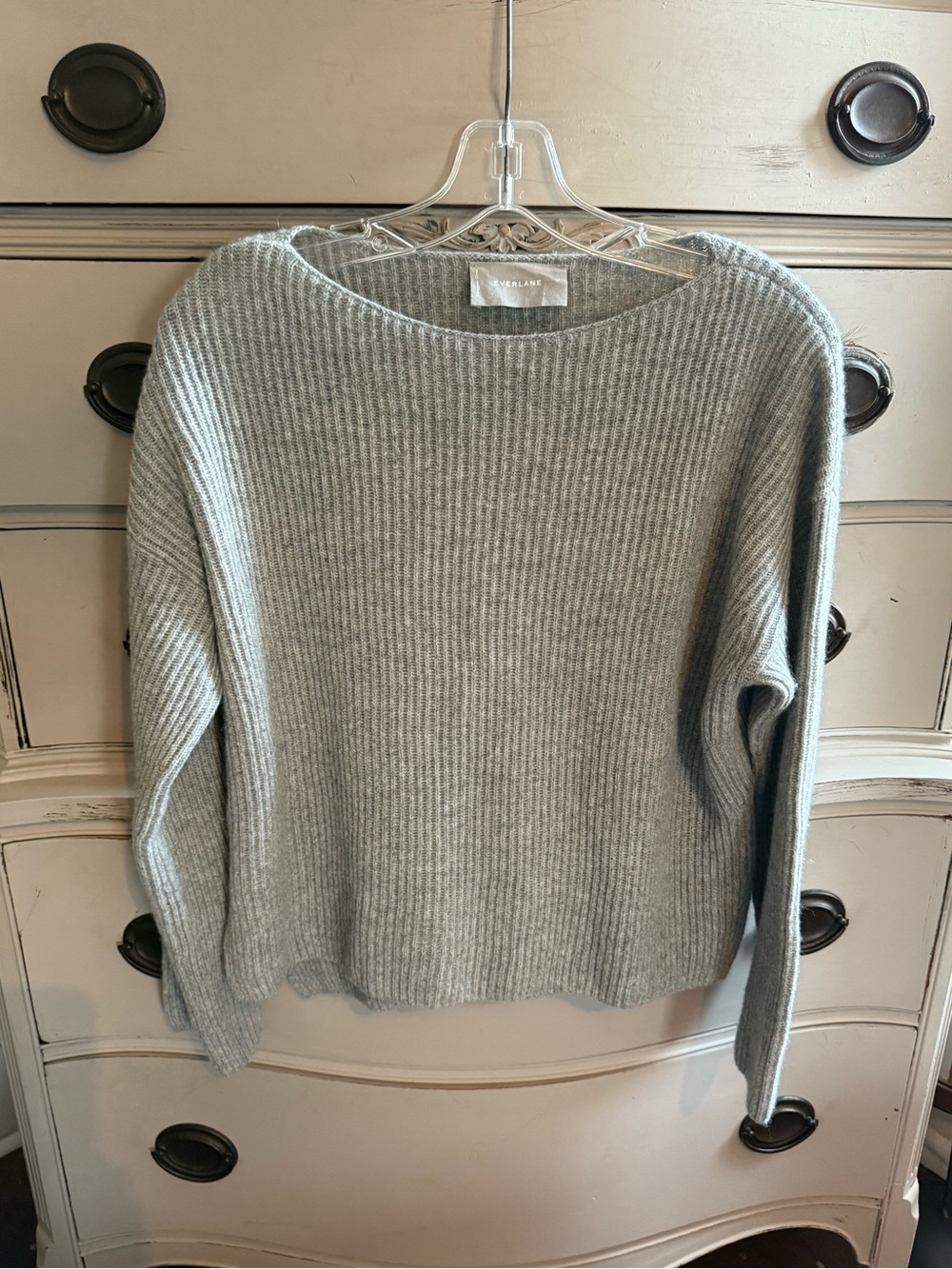 Everlane Ribbed Cashmere Sweater M
